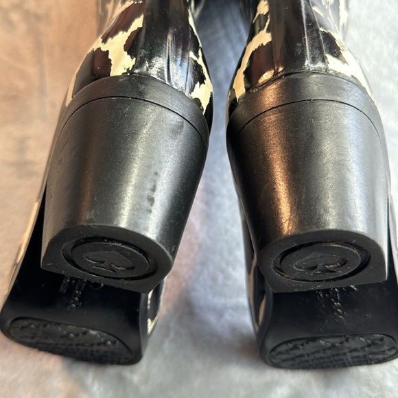 🎯Kate Spade New York Randi Too Rain Boots Animal Print Size 6 - Picture 6 of 11